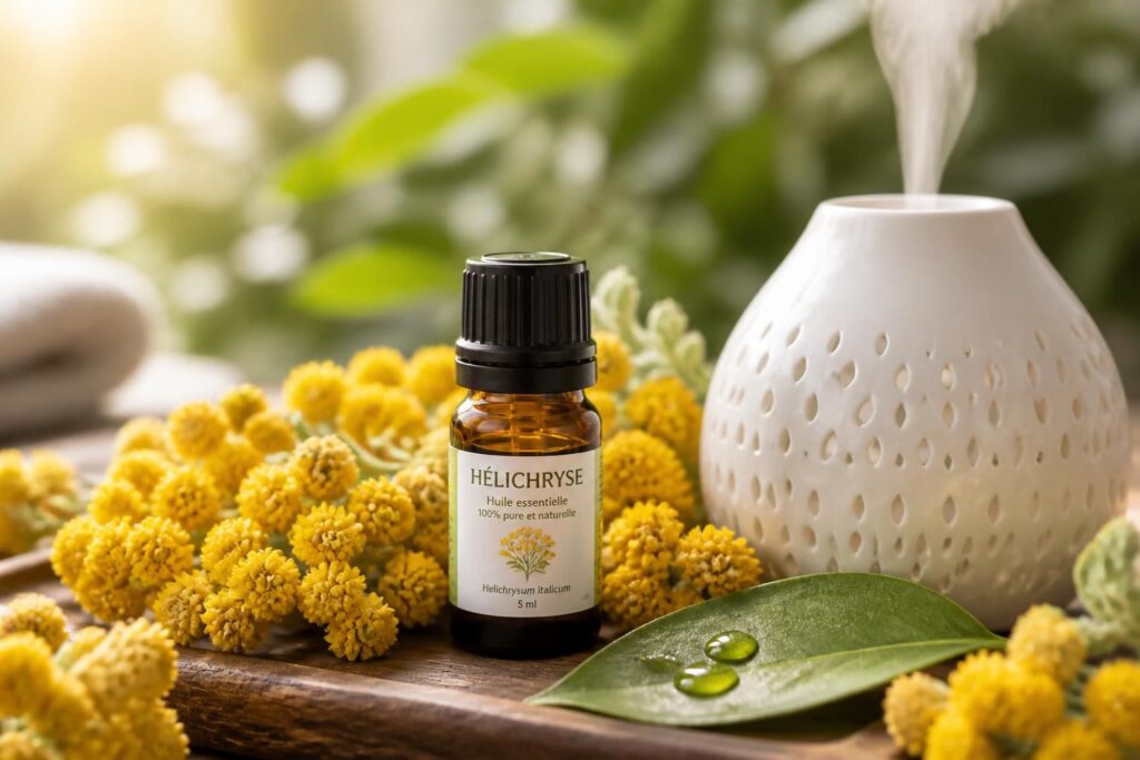 découvrez les bienfaits de l'huile essentielle d'hélichryse en aromathérapie, ses usages naturels pour apaiser, régénérer la peau et améliorer votre bien-être au quotidien.