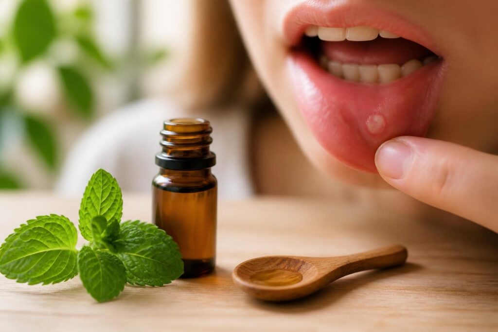 découvrez les précautions d'utilisation et les bienfaits de l'huile essentielle contre les aphtes pour un soulagement naturel et efficace.