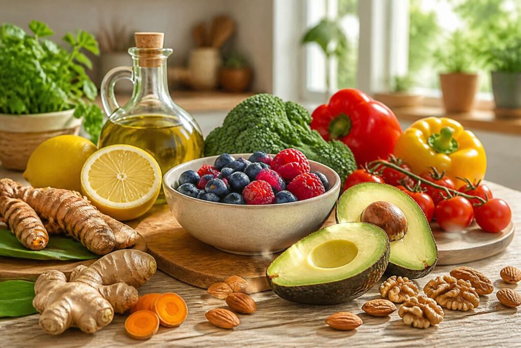 découvrez notre liste d'aliments anti-inflammatoires pour protéger votre santé au quotidien et réduire l'inflammation naturellement grâce à une alimentation équilibrée.