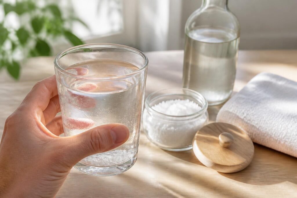 découvrez comment réaliser un gargarisme à l'eau salée, les dosages recommandés, ses bienfaits pour la santé buccale et les précautions à prendre pour une utilisation sécurisée.