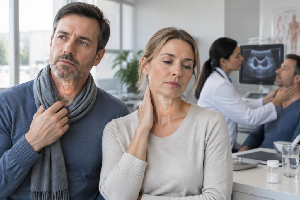 découvrez les symptômes d’un problème de thyroïde chez l’homme et la femme, les causes possibles et les options de traitement adaptées.