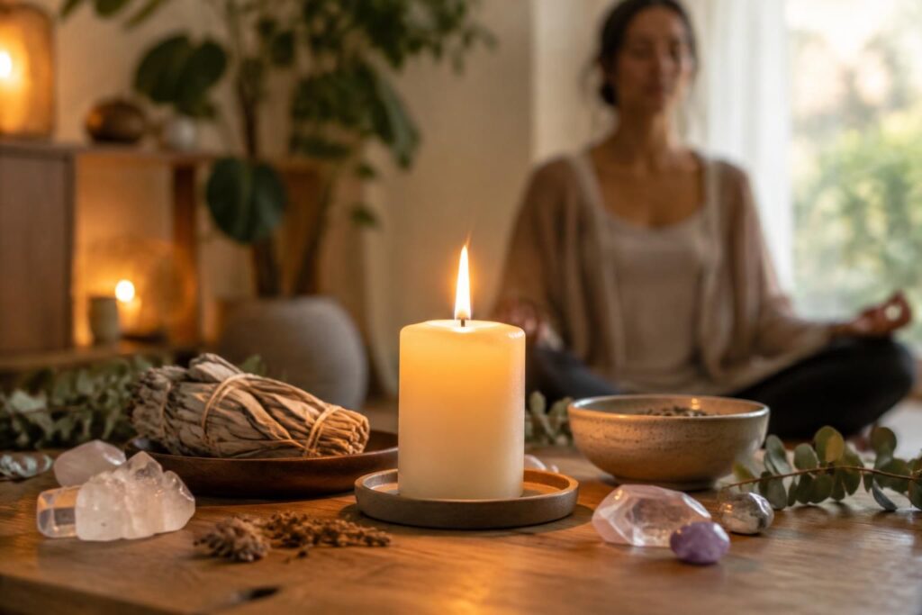 découvrez comment utiliser une bougie énergétique pour purifier votre espace, favoriser une ambiance apaisante et accompagner vos rituels de bien-être.